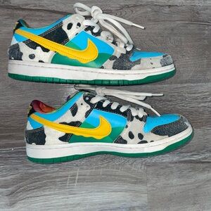 Nike SB Chunky Dunky Sneakers in Blue, Yellow, and Green